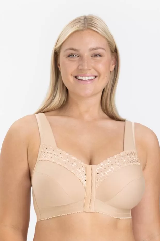 Outlet Broderie Anglaise - The favourite now also with front fastening - Bh:s | Bh Ohne Bügel