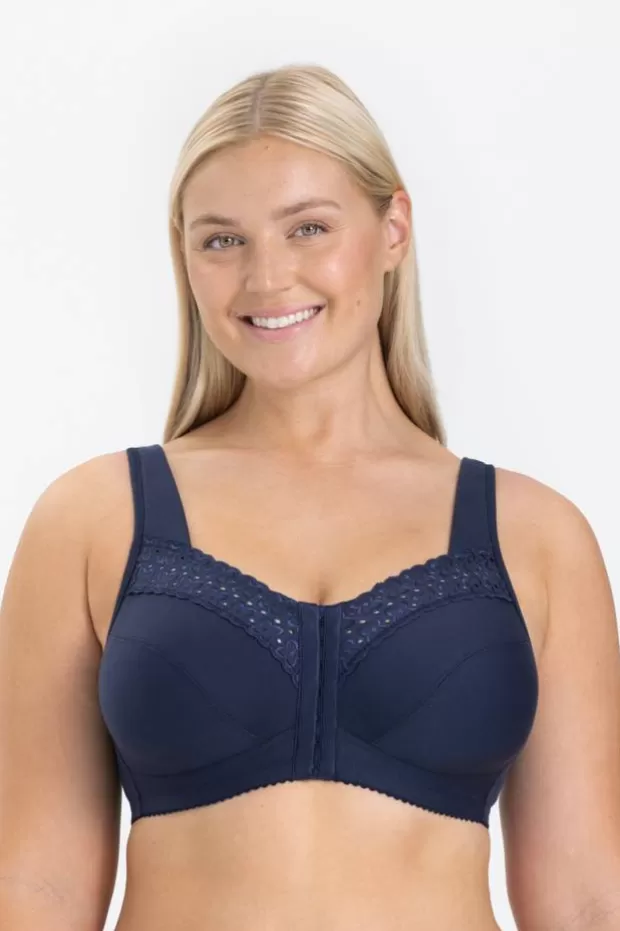 New Broderie Anglaise - The favourite now also with front fastening - Bh:s | Bh Ohne Bügel