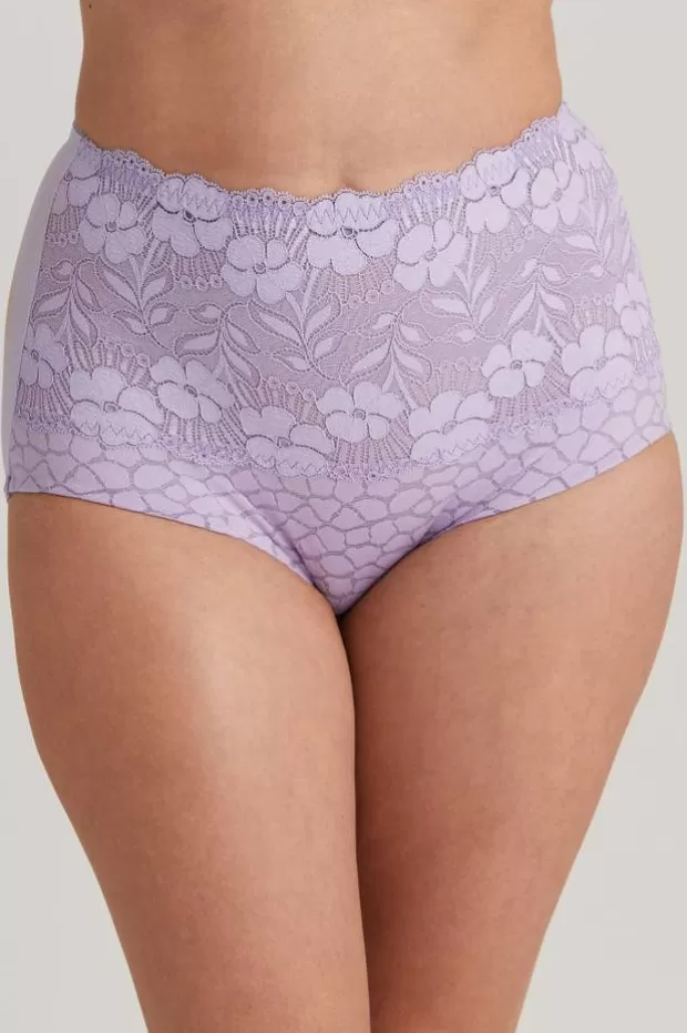 Outlet Jacquard & Lace panty girdle - Improved comfort and a gently shaping effect on the tummy - Slips