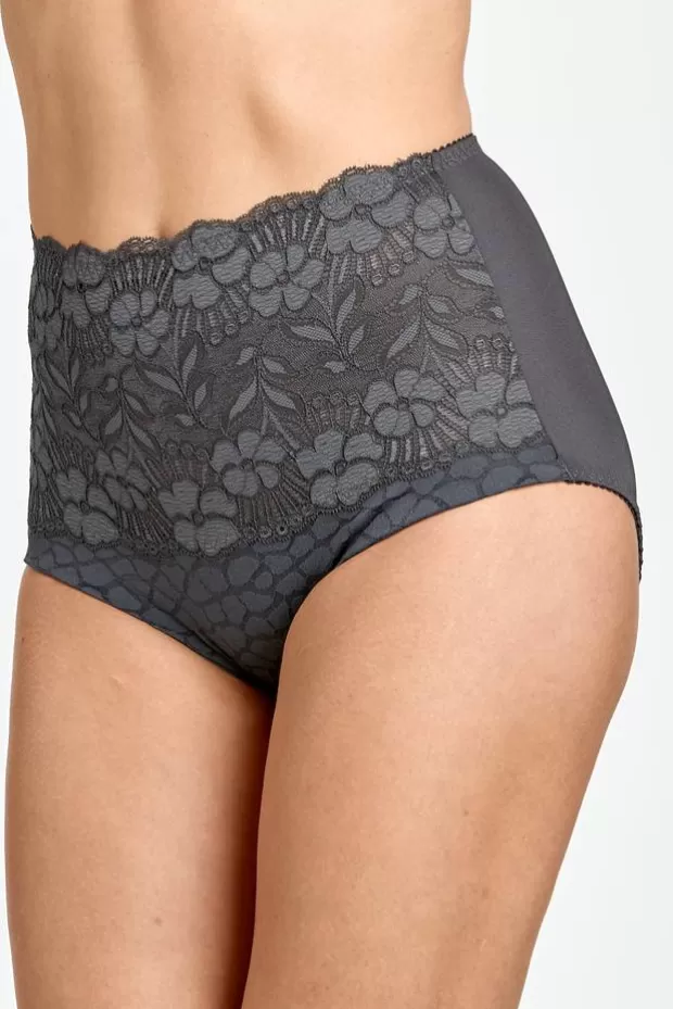 Sale Jacquard & Lace panty girdle - Improved comfort and a gently shaping effect on the tummy - Slips
