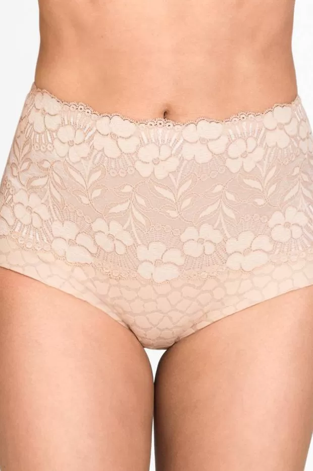 New Jacquard & Lace panty girdle - Improved comfort and a gently shaping effect on the tummy - Slips