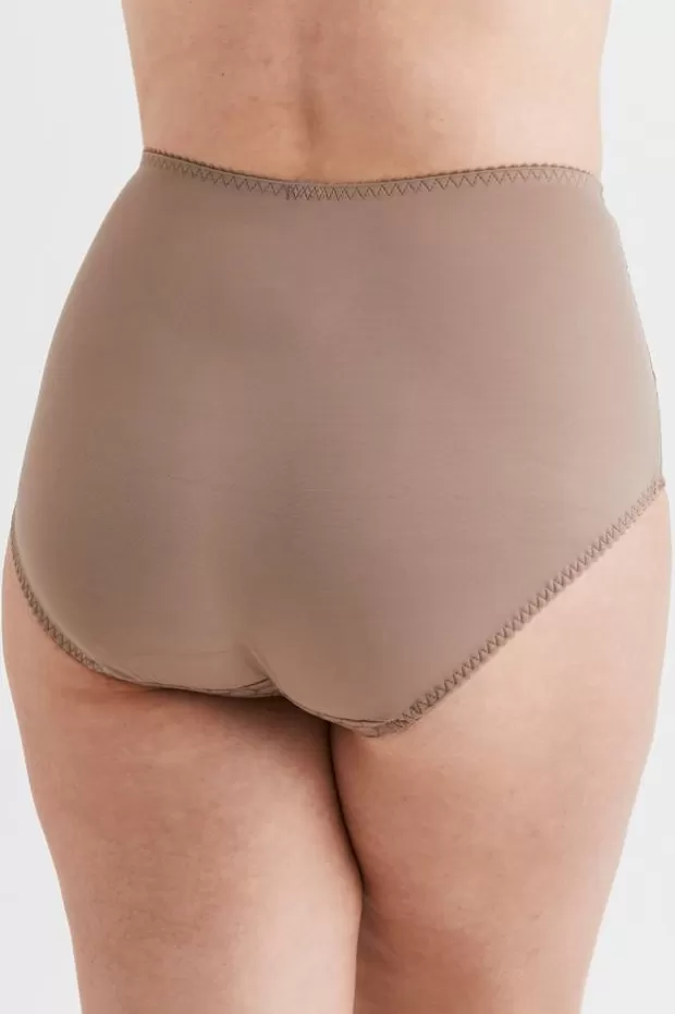 Cheap Jacquard & Lace panty girdle - Improved comfort and a gently shaping effect on the tummy - Slips