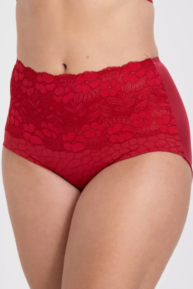 Sale Jacquard & Lace panty girdle - Improved comfort and a gently shaping effect on the tummy - Slips